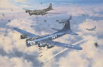 "Flak Time" - Roy Grinnell - B-17 Flying Fortress 95th Bomb Group Art